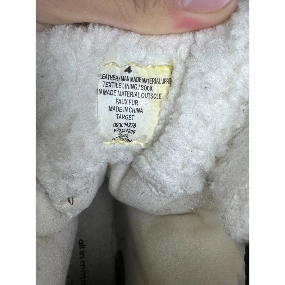 All In Motion Sklylar Girls Snow Boots 4 Pink Blush Leather‎ Thermolite Winter